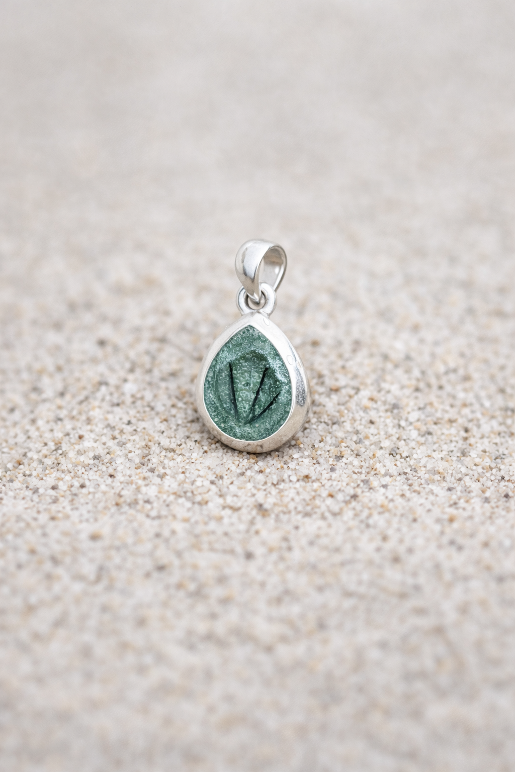 Horse Hair Tear Drop Memory Necklace - Handmade Equine Keepsake Jewellery