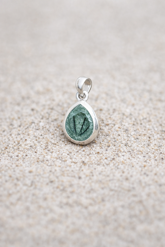 Horse Hair Tear Drop Memory Necklace - Handmade Equine Keepsake Jewellery